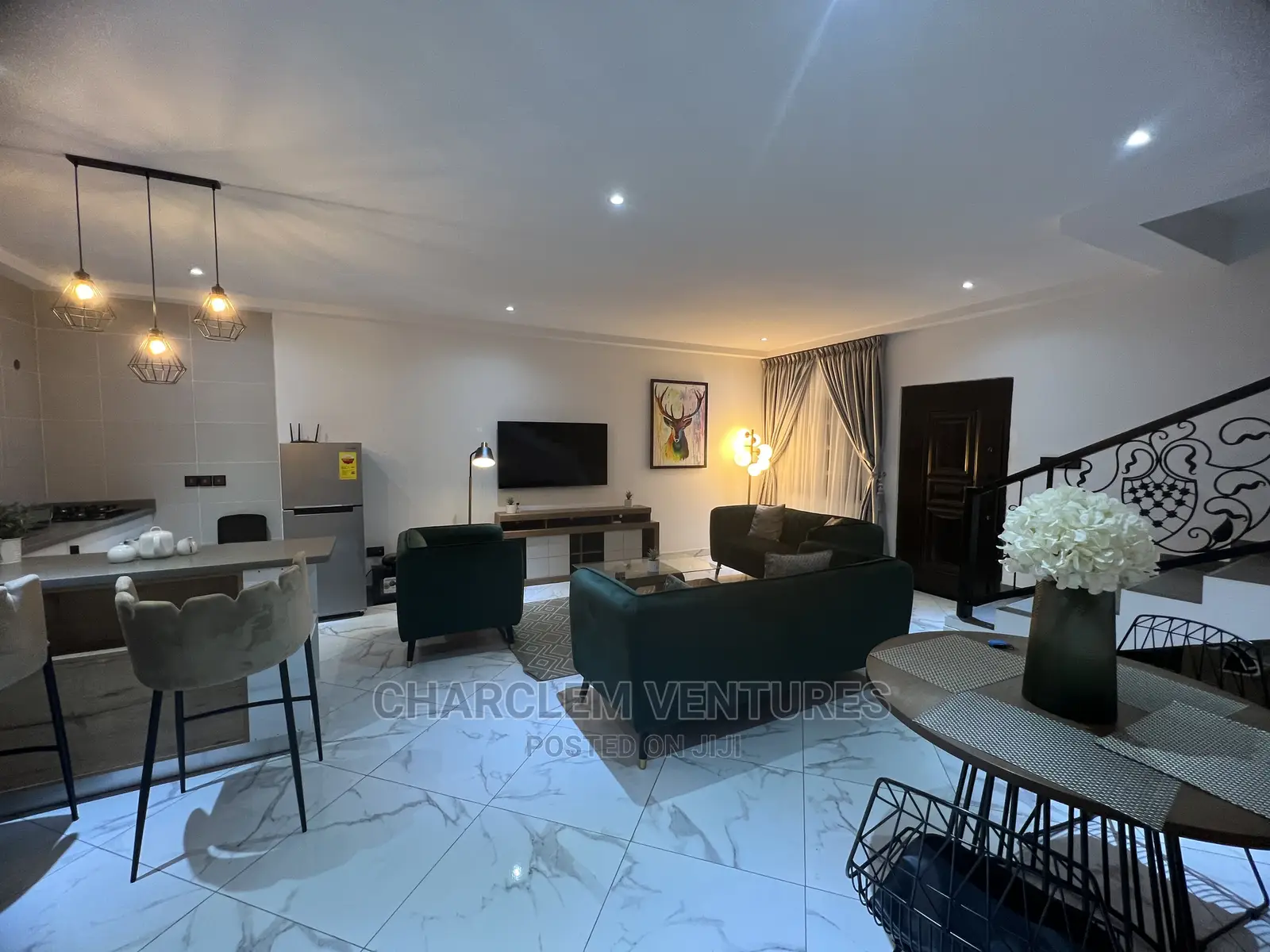 Furnished 2bdrm Apartment in Charclem Ventures, East Legon for Rent