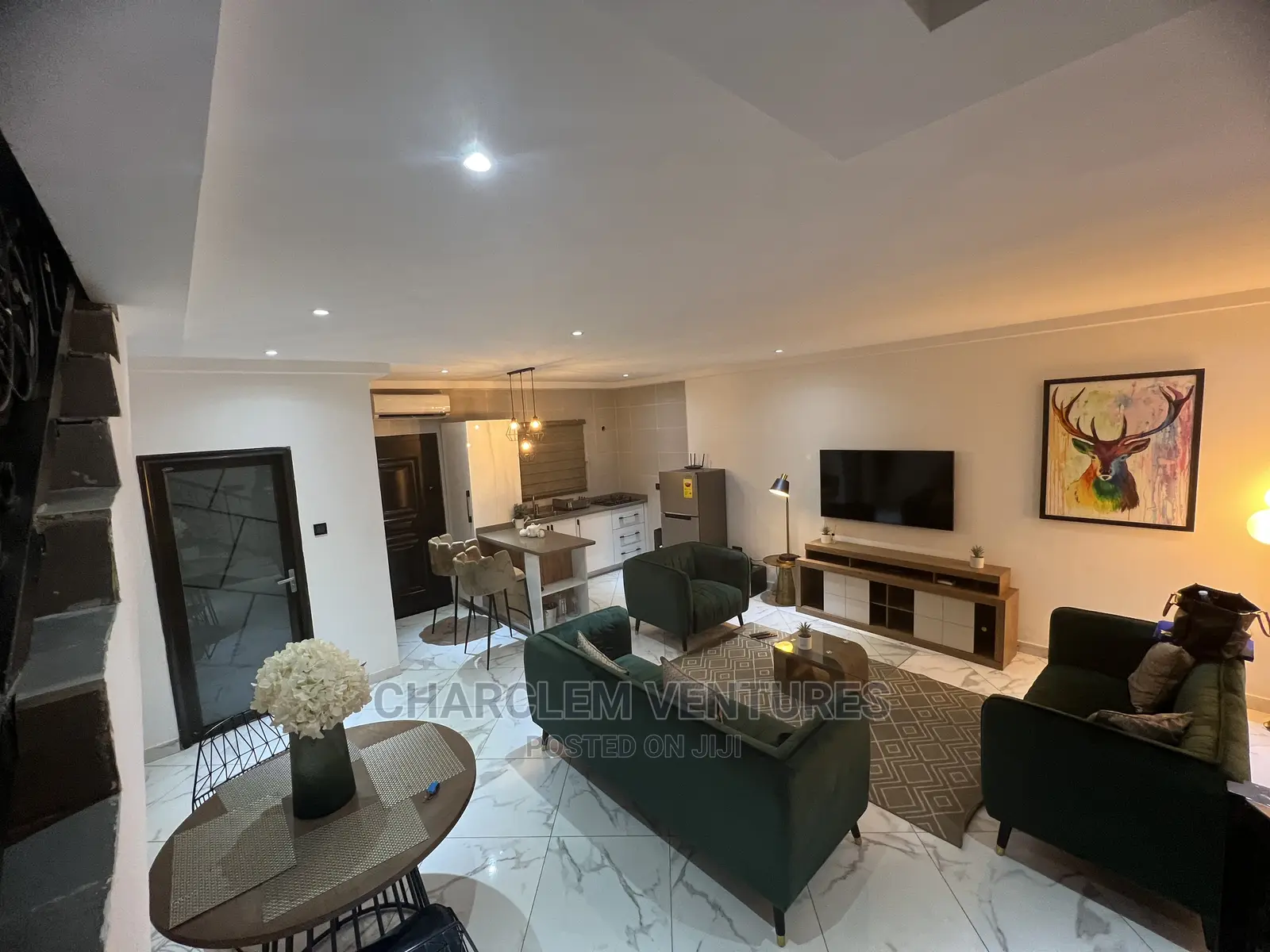 Furnished 2bdrm Apartment in Charclem Ventures, East Legon for Rent