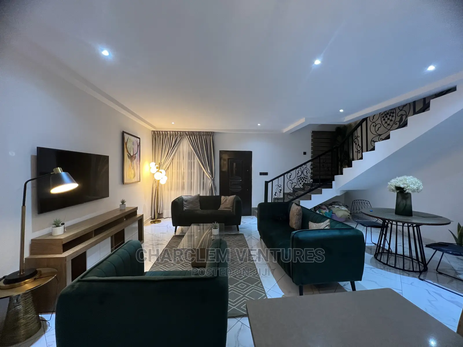 Furnished 2bdrm Apartment in Charclem Ventures, East Legon for Rent