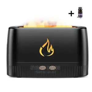 3D Flames Diffuser/Humidifier With 10ml Oil