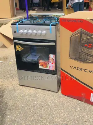 Available Gray Volcano 4 Burner Gas Oven Cooker