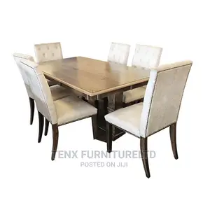 DINING SET (Antique Trestle Base)