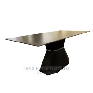 DINING TABLE (SEALA) 4 Straight Gold Metal Legs