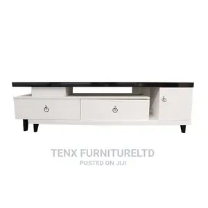 TV STAND (Extensible + Ring Handles) Wooden Legs