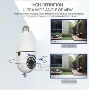 2mp PTZ Bulb Wi-Fi Camera Full Color V380 App
