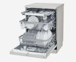LG Steam Dishwasher DFB425 FP. Sliver Color Sleek Design