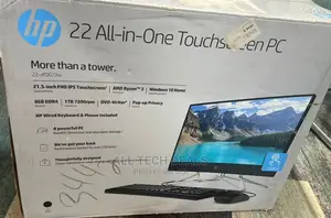 New Desktop Computer HP AiO 22 8GB AMD Ryzen 3 HDD 1T