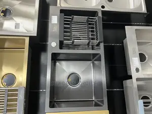 Italian Double Kitchen Sink (Black)