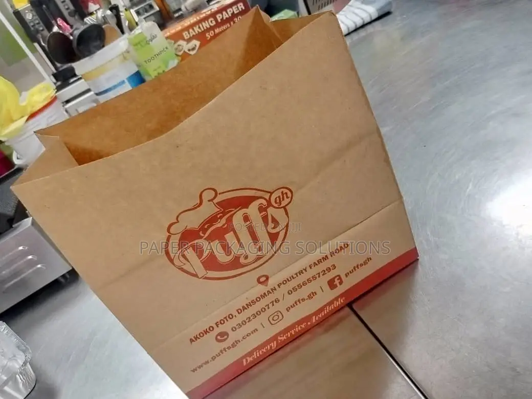 Branded Paper Bags for Food