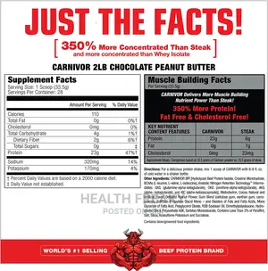 Carnivor Beef Protein Isolate Muscle Builder