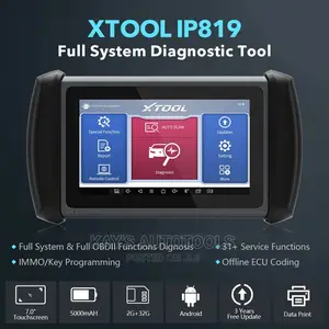Xtool IP819 Advanced Diagnostics Tool and Key Programmer