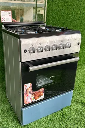 60/60 4burner Gas Cooker Stove Oven Grill Ferre Sliver