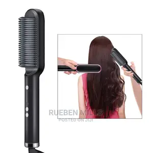 Hot Ring Comb Hair Straightener