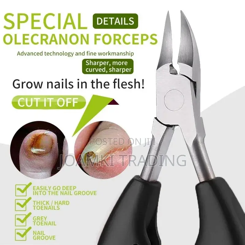 Nails and Toe Clippers Cutters. Manicure Pedicure Tool Kit