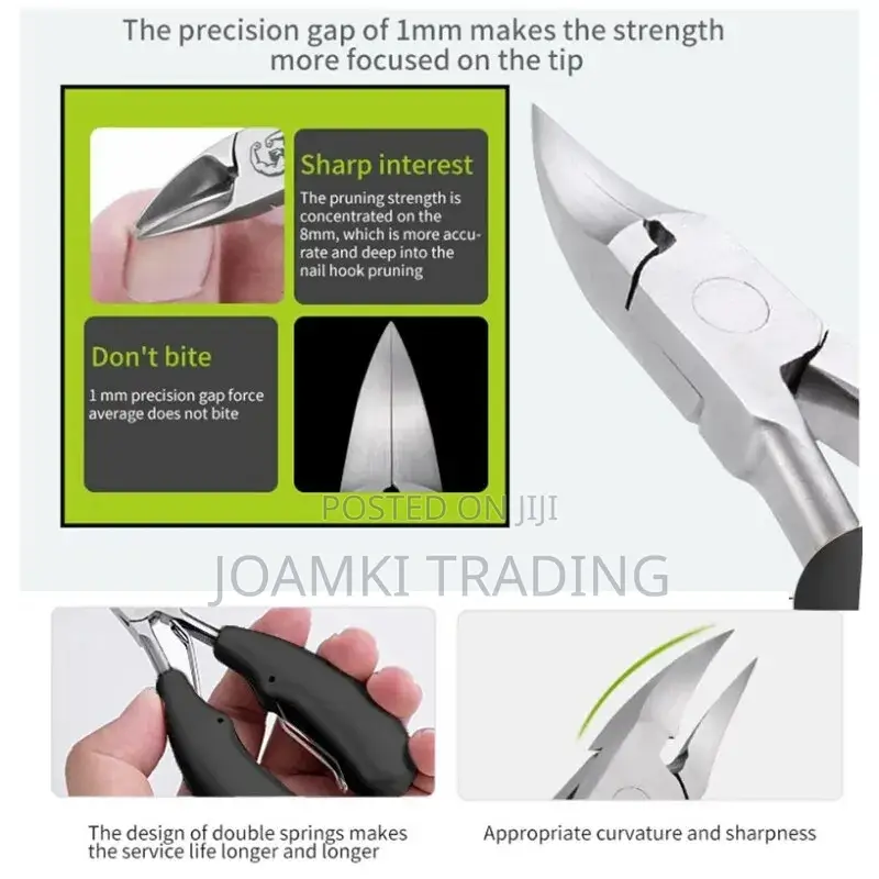 Nails and Toe Clippers Cutters. Manicure Pedicure Tool Kit