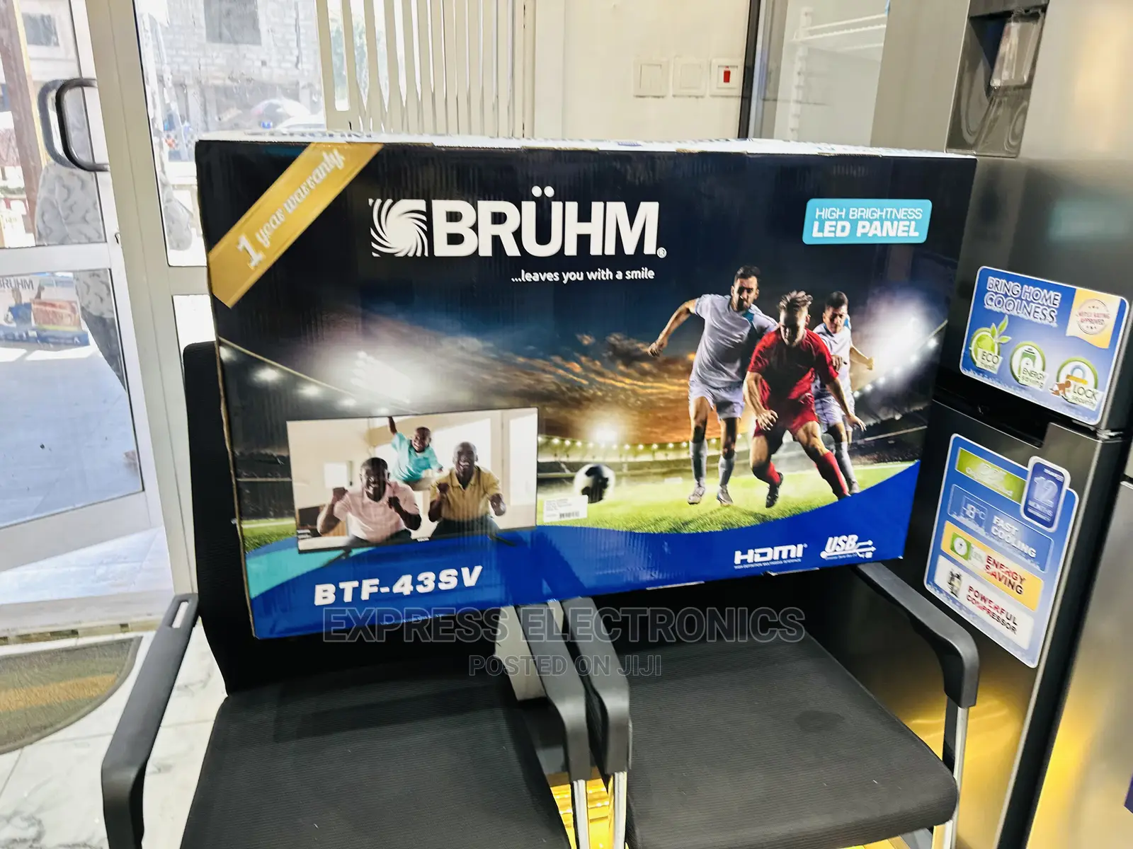 Authentic Sleek Smart 43”FHD Tv Bruhm