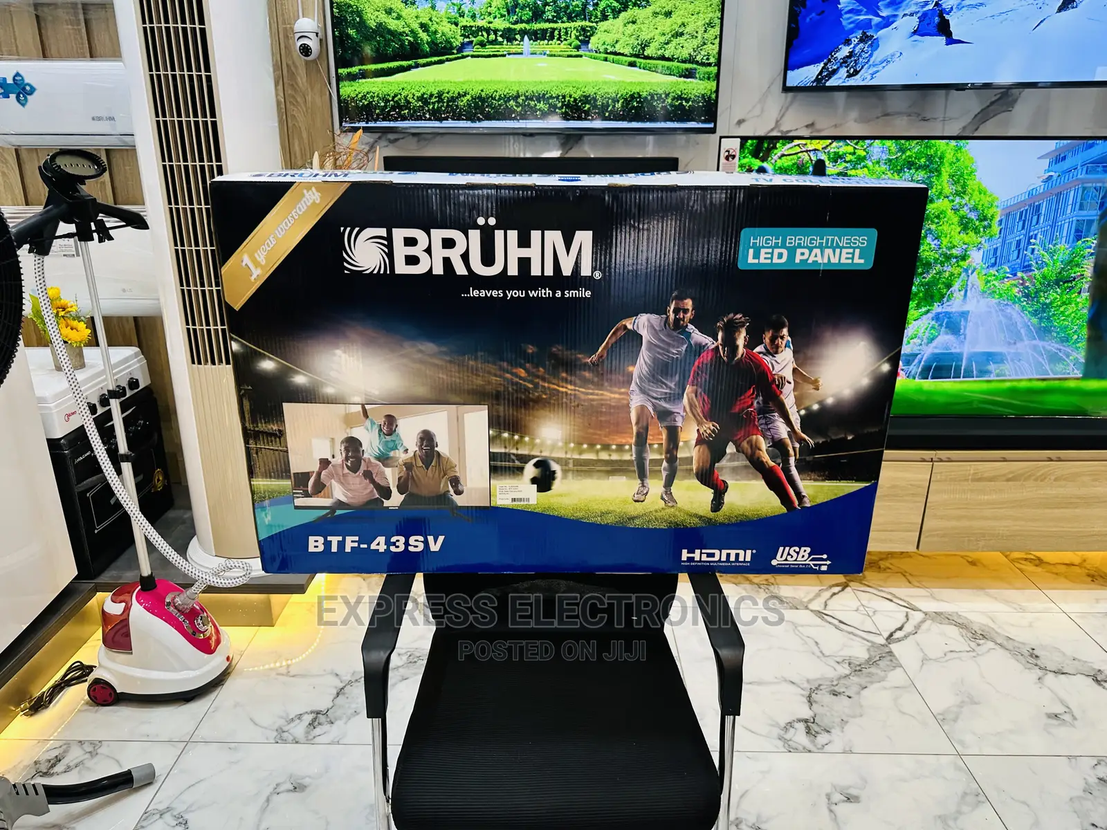 Buy for Less From 10gig Smart FHD Bruhm 43”Tv