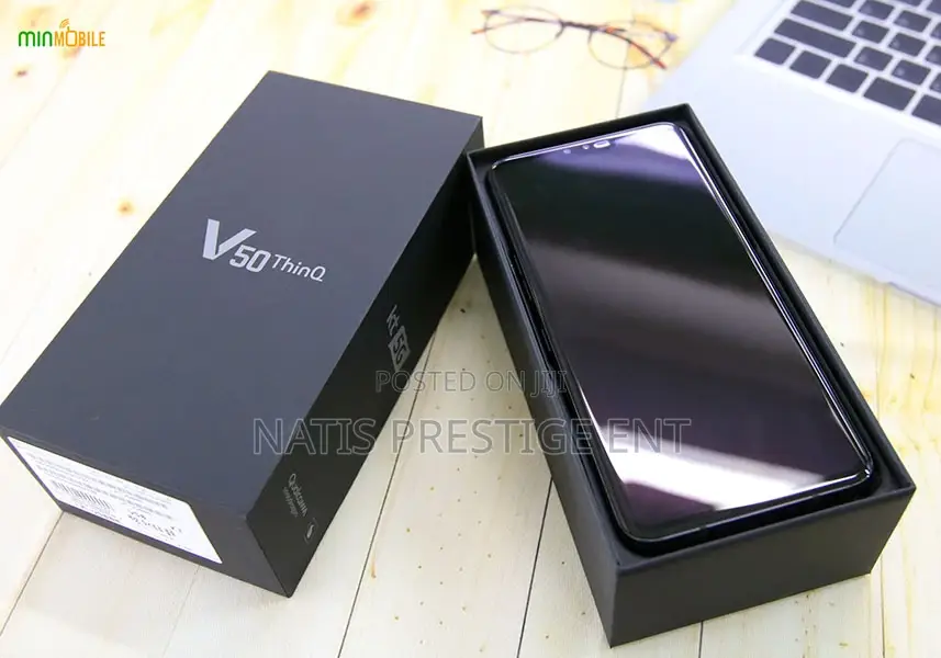 New LG V50 ThinQ 5G 128 GB Black