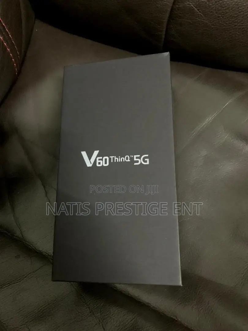 New LG V60 ThinQ 5G 128 GB Black