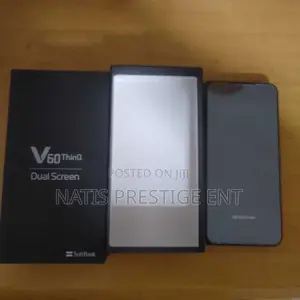 New LG V60 ThinQ 5G UW 128 GB Black