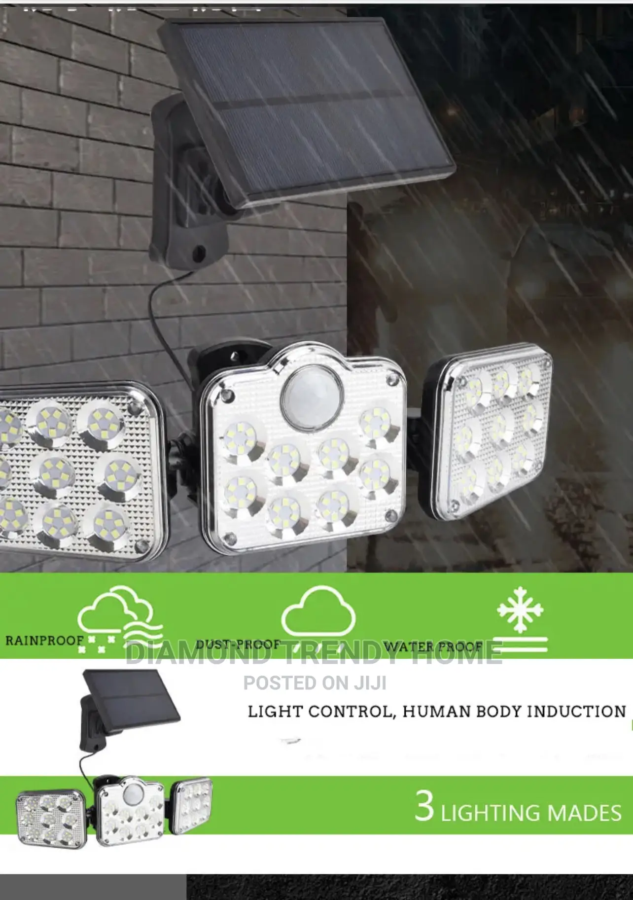 Motion Sensor Solar Street Light.