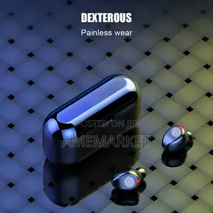Wireless Bluetooth Earbud. Touch Earphone With Power Bank