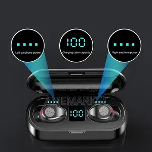 Wireless Bluetooth Earbud. Touch Earphone With Power Bank