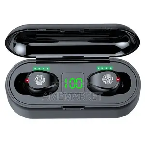 Wireless Bluetooth Earbud. Touch Earphone With Power Bank