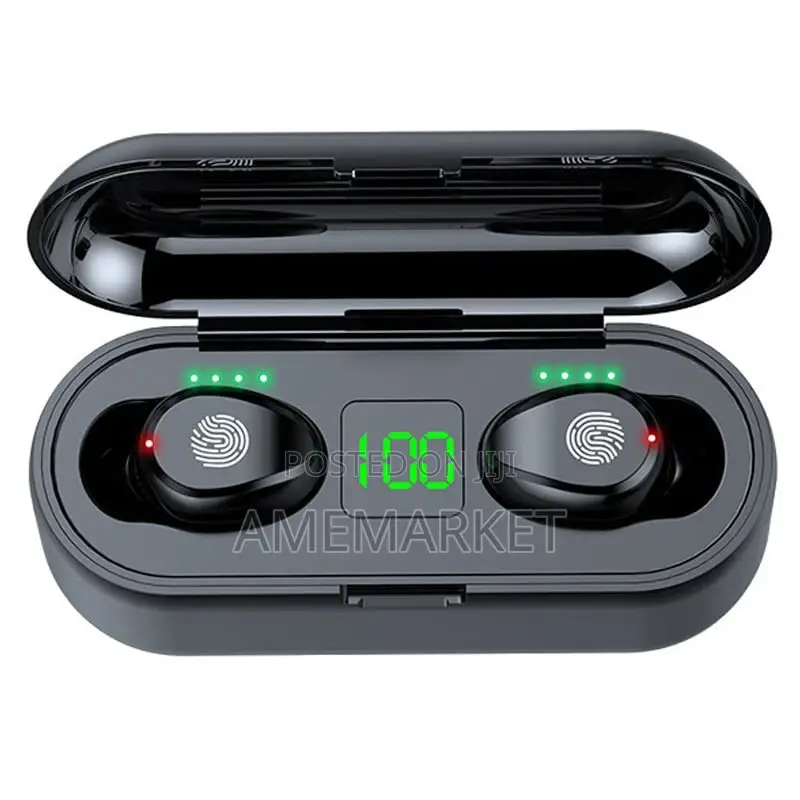 Wireless Bluetooth Earbud. Touch Earphone With Power Bank