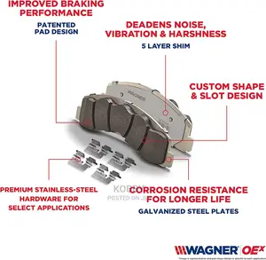 Wagner Brake OEX OEX1421 FRONT Disc Brake Pad Pair