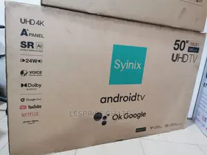 Excellent Syinix 50 Smart Android UHD Tv