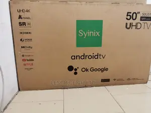 Original Syinix 50 Smart Android UHD Tv