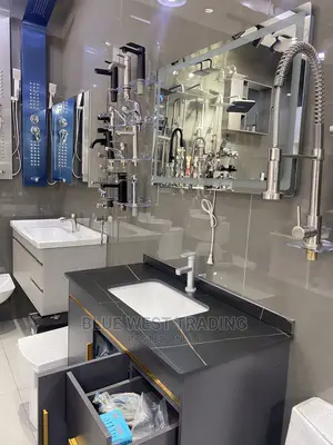 Vanity Cabinet Basin With LED Mirror