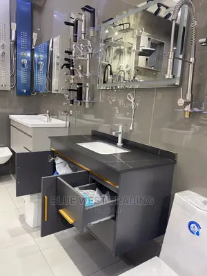 Vanity Cabinet Basin With LED Mirror