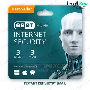 ESET Internet Security and Antivirus 3pcs 3 Years