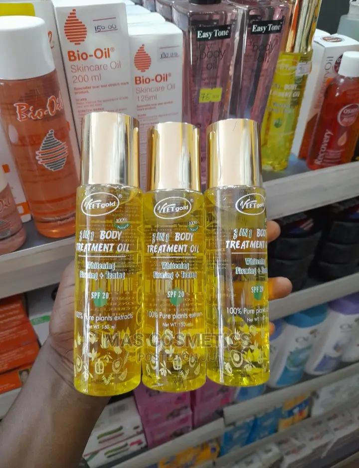 Veetgold 3in1 Body Treatment Oil Whitening Spf20 100%