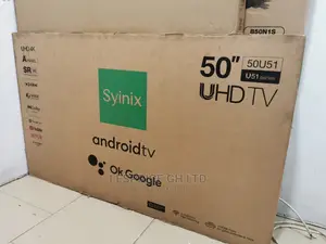 Plenty in Stock Syinix 50 Smart Android UHD Tv