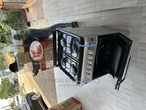 Free Standing Sleek Ferre Sliver 4burner 60;60 Oven Grill