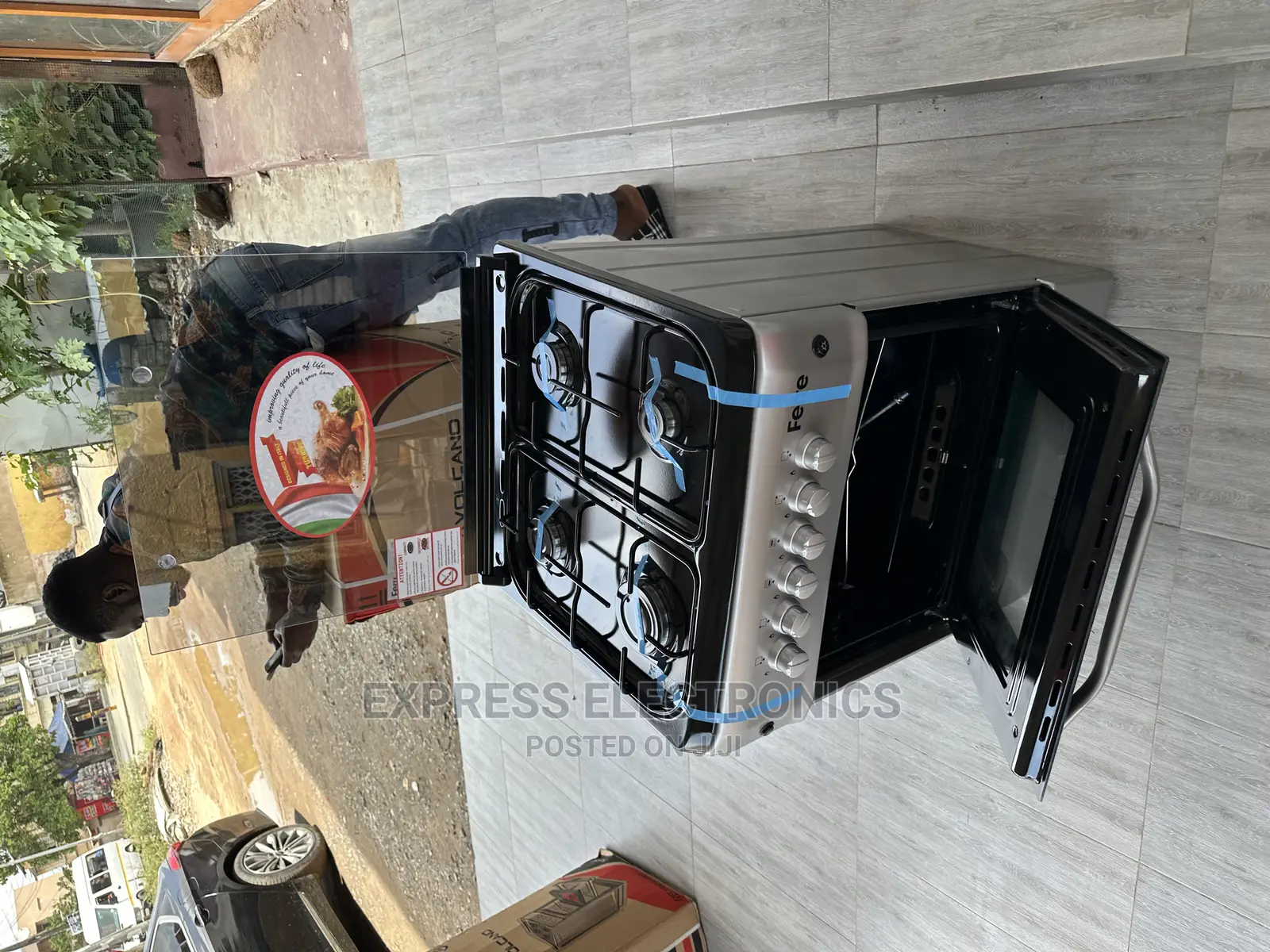 Turkish Foreign Made Gas Cooker 4burner Oven Grill 60:60