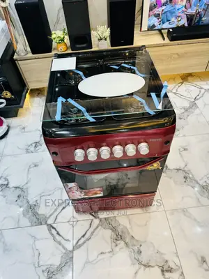 Free Standing Red Gas Cooker Oven Grill 4burner 50/55