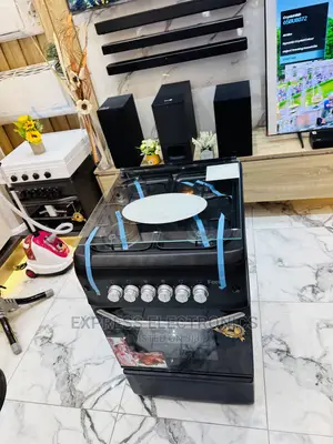 Ferre Special Offer 4burner Black 50/55 Gas Cooker Oven
