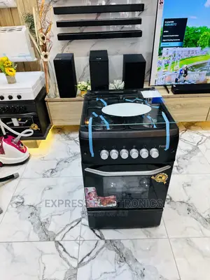 Stainless Steel Material Black 50/55 Gas Cooker Oven 4b