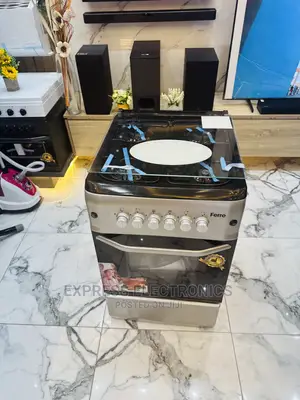 Free Standing Ferre Grey Color 4burner Gas Cooker Oven