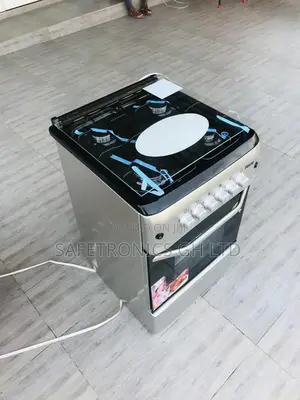 Adorable 4 Gas Burner Sliver Ferre 50x55 Cooker