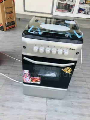 Nice Cooker 4 Gas Burner Oven Grill 50x55 Sliver Ferre