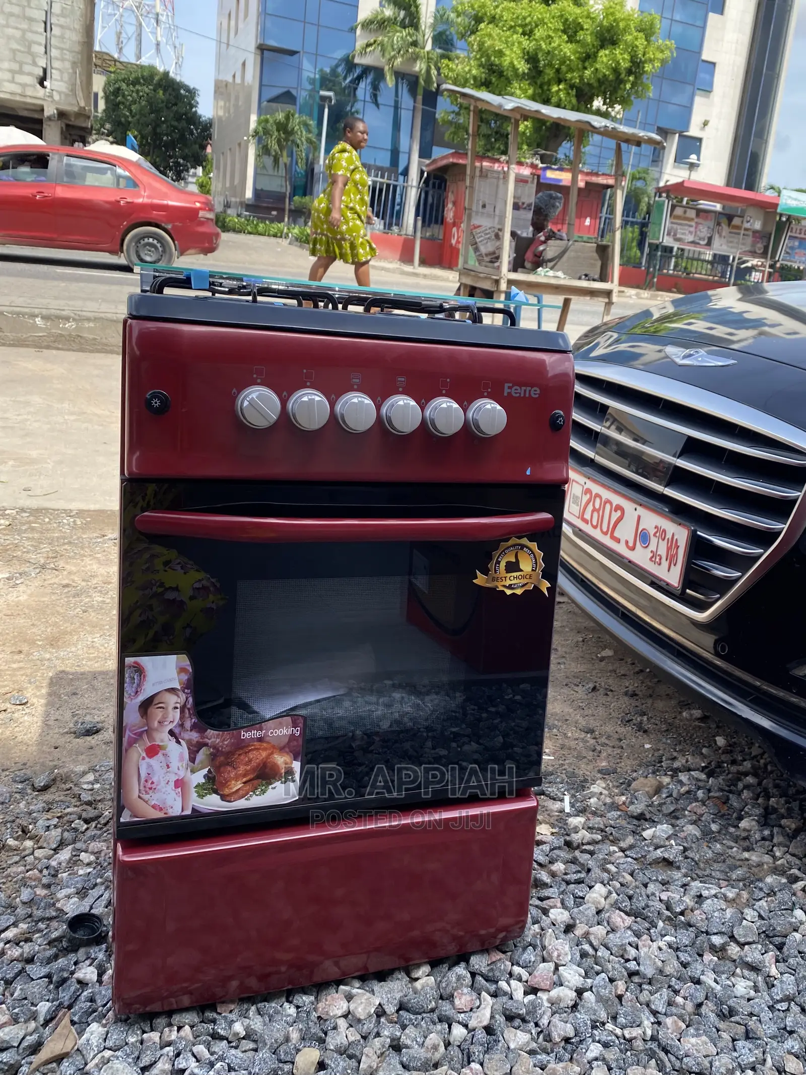 Authentic Ferre 50x55 4burner Gas Burner With Oven and Grill