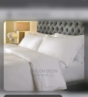Quality Pure White Cotton Bedsheets (100% Cotton)