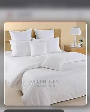 Pure White Hotel Bedsheets (100% Cotton)Also in Diff Colors