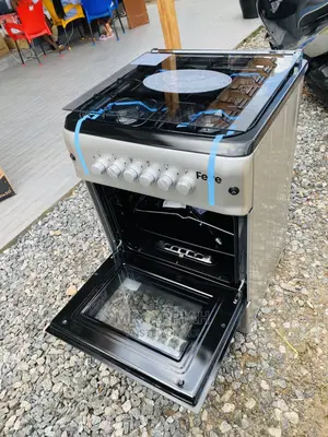 Auto Ignition 60*60 Burner With Oven and Grill(Gray).