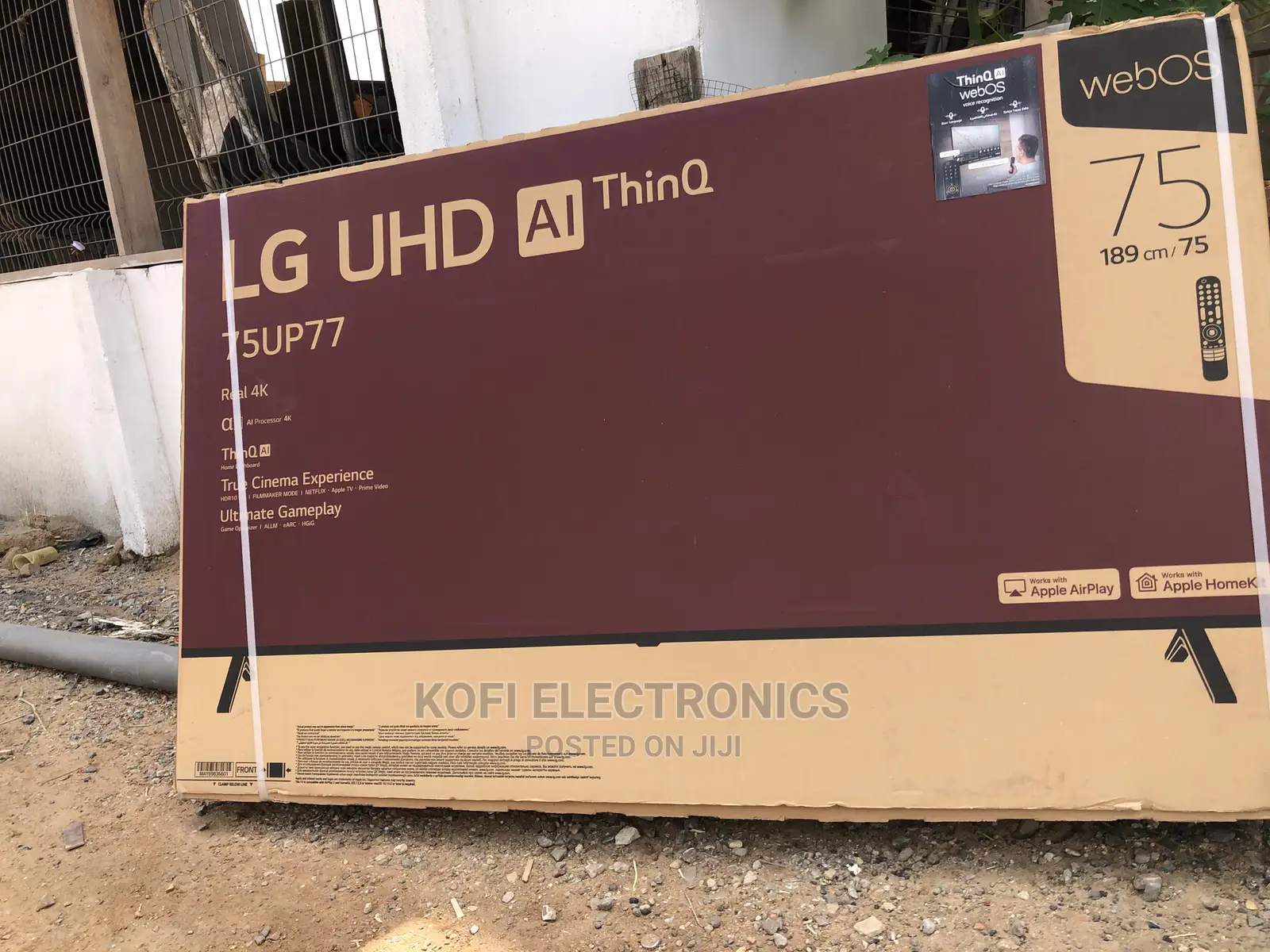 Cinema Screen Designed Digital LG UHD TV 75 Inch UP77